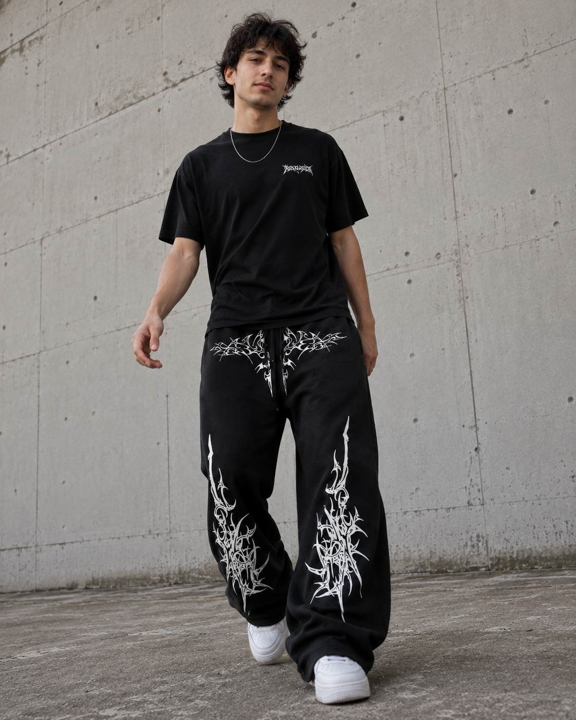 RaveOn Baggy Pantolon Crado Siyah Pantolon