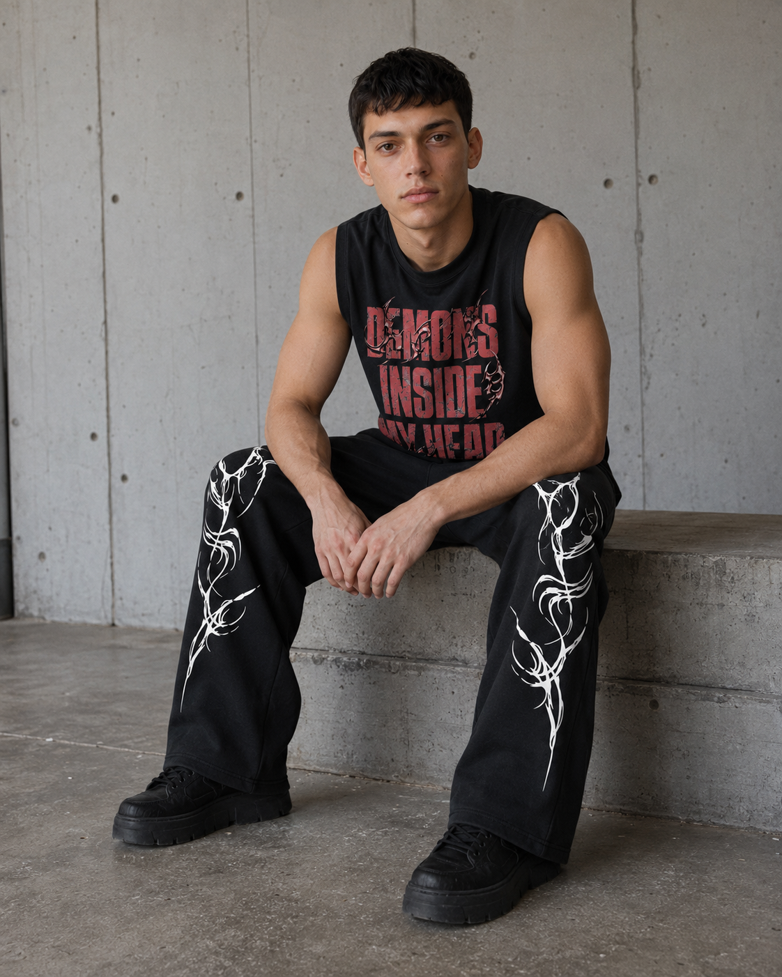 RaveOn Baggy Pantolon Ligla Siyah Pantolon