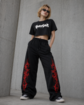 RaveOn Baggy Pantolon Redus Siyah Pantolon