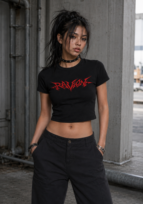 RaveOn Babe Tee Rera Siyah Tişört