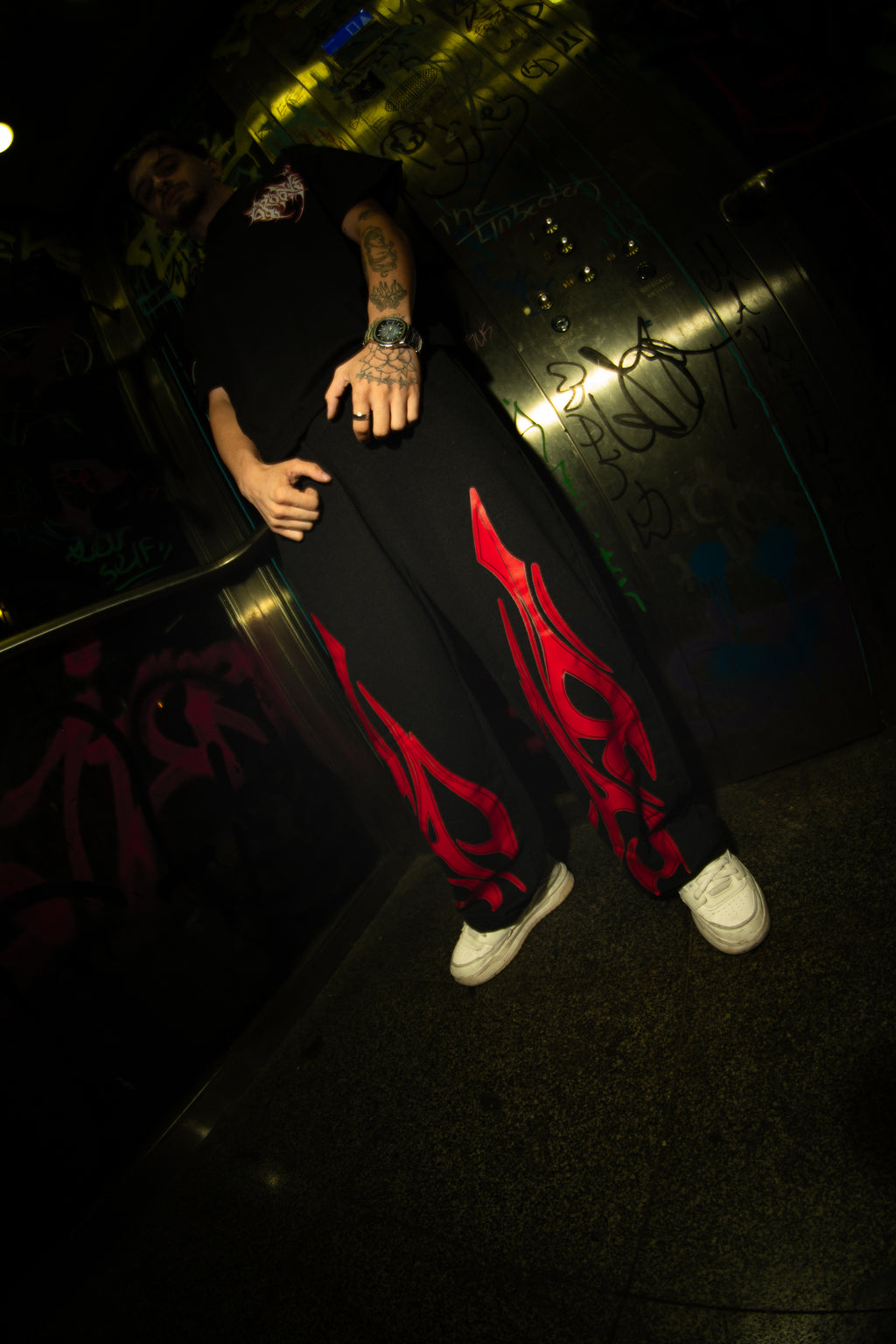 RaveOn Baggy Pantolon Harli Siyah Pantolon