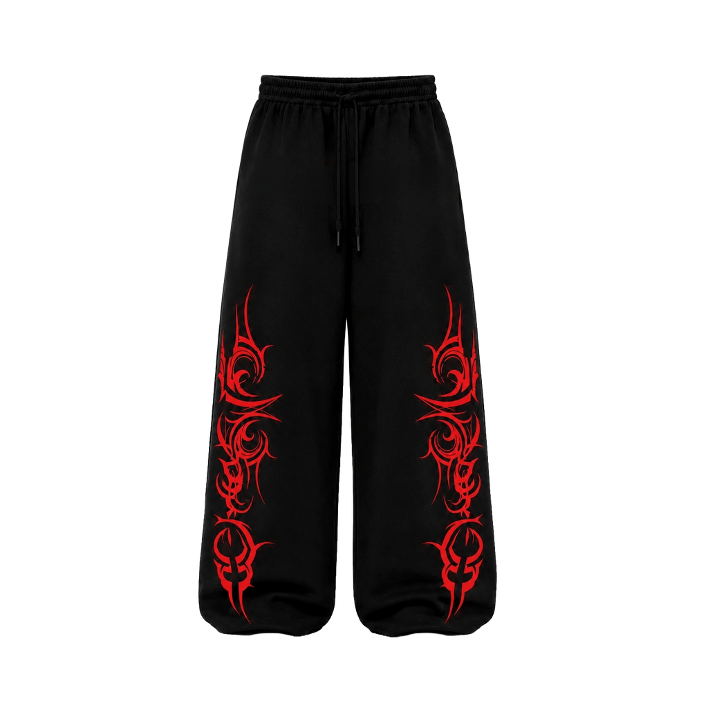 RaveOn Baggy Pantolon Redus Siyah Pantolon